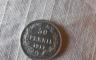 50 penniä 1917