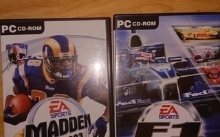 2 kpl Pc cd rom pelejä