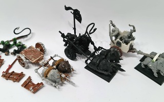 Warhammer Fantasy - 3kpl Orc Boar Chariot [F49]