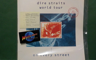 DIRE STRAITS - WOLRD TOUR KIERTUEKIRJA 5 X NIMMAREILLA