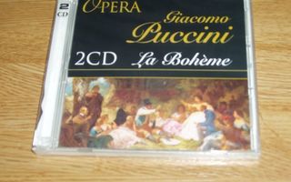 2 X CD Opera Giacomo Puccini - La Bohème (Uusi)
