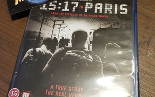 THE 15:17 TO PARIS UUSI BLU-RAY