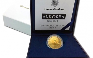 KULTARAHA ANDORRA 50 EUROA (LIMITED EDITION 2018)