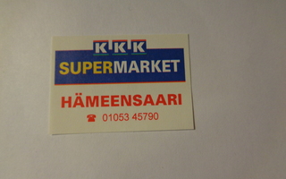 TT-etiketti K Supermarket Hämeensaari