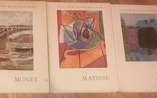 Vollmer-Kunstbucher 3 kpl