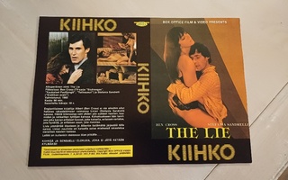 Kiihko - The lie VHS kansipaperi / kansilehti