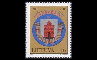 Liettua 828 ** Panevézysin kaupunki 500v (2003)