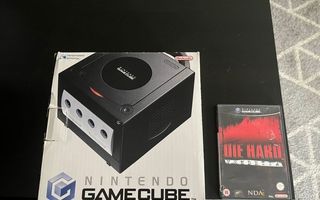 Musta Nintendo GameCube ja Die Hard Vendetta