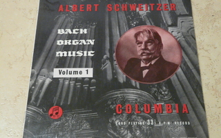 Albert Schweitzer – Bach Organ Music Volume 1 - siisti lp