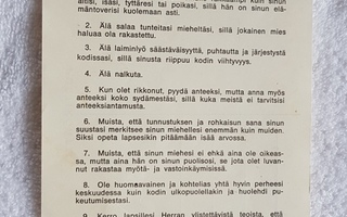 10 käskyä aviovaimolle Postikortti* vanha