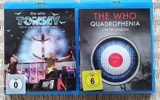 THE WHO - TOMMY & QUADROPHENIA BLU-RAY