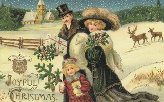 Iloista joulua (postikortti)