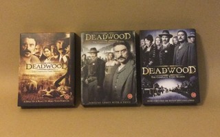 Koko Deadwood-sarja DVD-levyillä