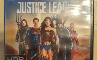Justice League (4K Ultra HD + Blu-ray) (uusi, muovikelmussa)