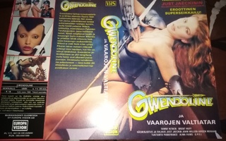 VHS kansipaperi Gwendoline ja vaarojen valtiatar