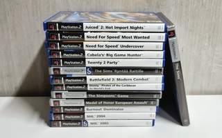 PS2 - 14kpl pelejä