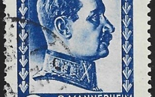 1937 Sotamarsalkka Mannerheim 70 vuotta leimattu LaPe 203