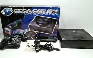 Sega Saturn konsoli laatikossaan