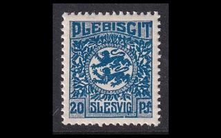 Slesvig 6 ** Vaakuna 20 Pf (1920)