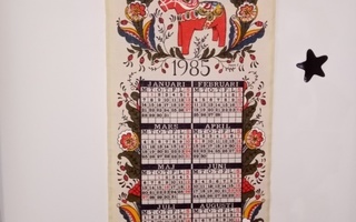 Seinävaate kalenteri 1985