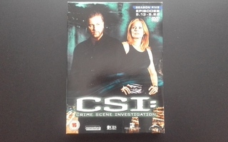 DVD: CSI 5 kausi, jaksot 13-25 3xDVD (2006)