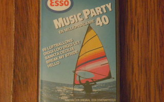 C-kasetti - Esso Music Party 40  - 1984 pop rock EX+