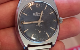 Milljonär Watchmaster 17 jewels miesten vedettävä kello