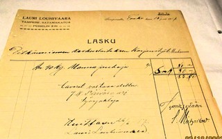 1917 Tampere Lauri Louhivaara lasku