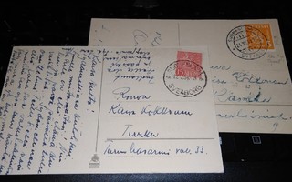 Suomenlinna 2eril -leimaa postikorteilla PK700/6