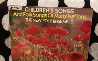 The New Folk Ensemble – Children's Songs And Folk Songs LP