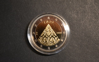 2€ Suomi 2009 PROOF Suomen autonomia 200 vuotta