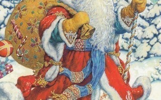 Anton Lomaev:  Joulupukki (postikortti)