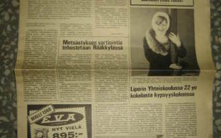 Sanomalehti: Kotiseutu-uutiset 21.3.1969