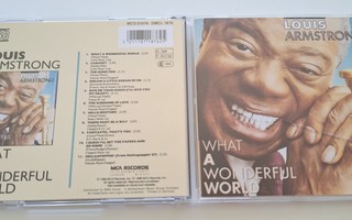 LOUIS ARMSTRONG - What a wonderful world CD 1968 / 1988