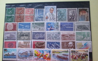 Suomalaisia postimerkkejä vanhoja n. 90 kpl