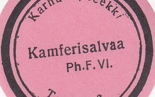 Tampere Kamferisalvaa Karhu Apteekki   A45