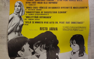 Elokuvajuliste ONNENPELI (1965) 60x40 cm