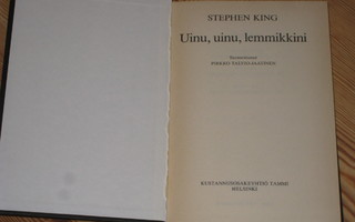 King, Stephen: Uinu, uinu, lemmikkini 1.p sid. v. 1986