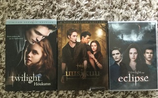 Twilight - kolme ensimmäistä elokuvaa