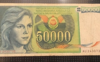 50 000 Dinara 1988 Jugoslavia