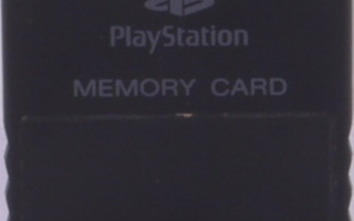 Playstation 1 Memory Card (Black)