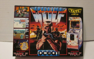 Operation Wolf, vintage Amiga peli, Big Box