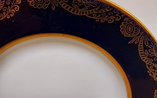 Lomonosov cobolt sininen/kulta lautaset