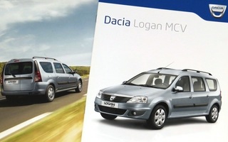 2009 Dacia Logan MCV esite - KUIN UUSI - suom - 16 sivua