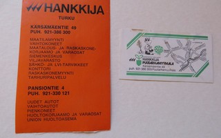 Hankkija Turku tarrat