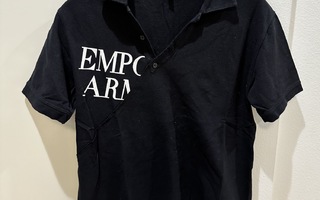 Emporio Armani musta pikee paita XL