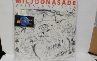 MIIJOONASADE - VEITSEN VALOSSA M-/M-SUOMI 1989 LP