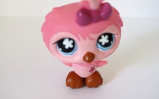 LPS Pink Owl #496 Limited Edition Excl. Valentine Tube Serie