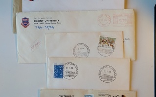 3 erikoista postilähetystä 1980-luvulta