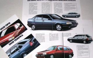 1993 Fiat Tipo / Tempra esite - suom - KUIN UUSI - 12 sivua